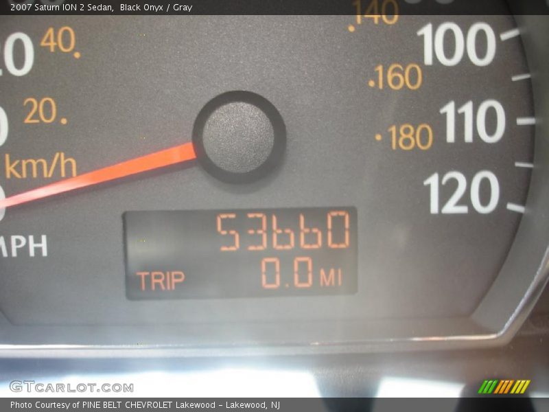 Black Onyx / Gray 2007 Saturn ION 2 Sedan