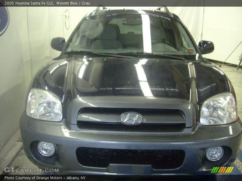 Moonlit Blue / Gray 2005 Hyundai Santa Fe GLS
