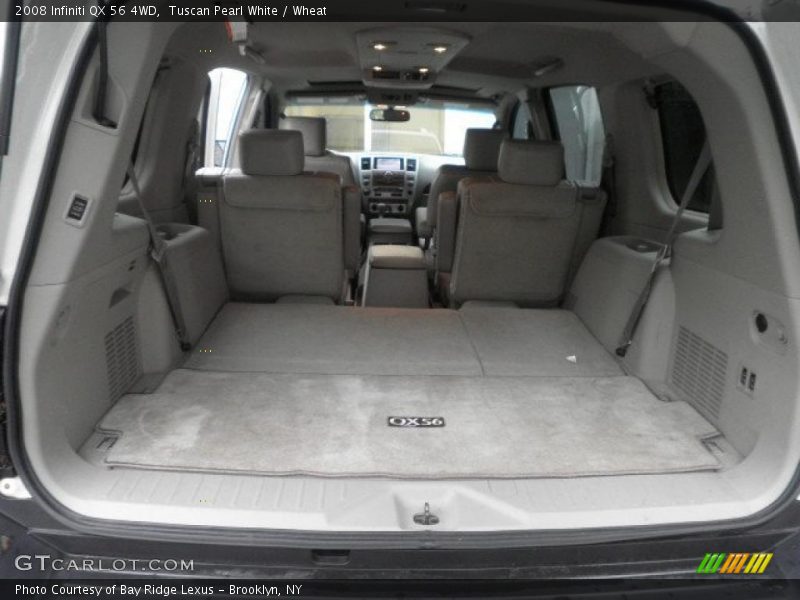 Tuscan Pearl White / Wheat 2008 Infiniti QX 56 4WD
