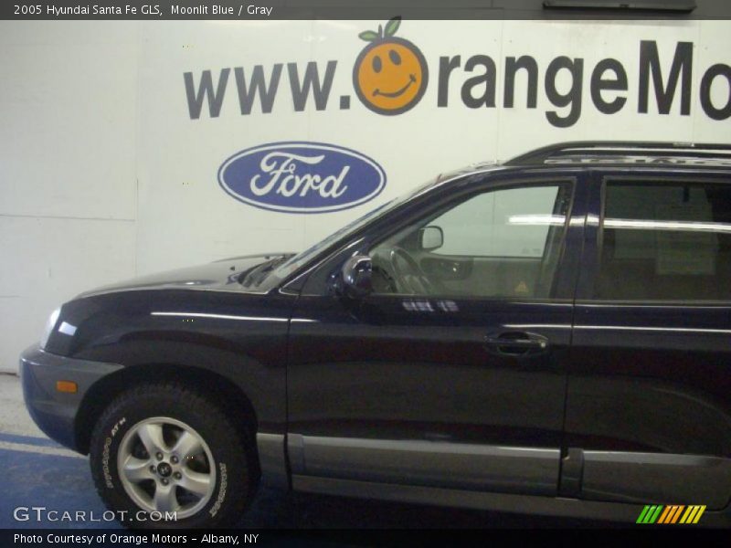 Moonlit Blue / Gray 2005 Hyundai Santa Fe GLS