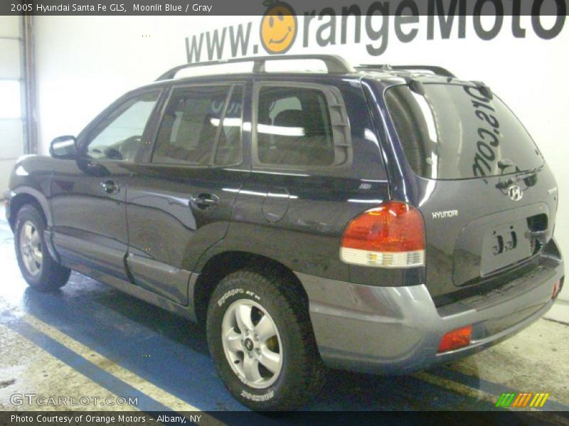 Moonlit Blue / Gray 2005 Hyundai Santa Fe GLS