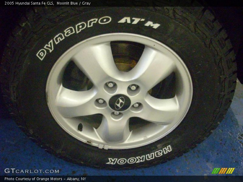 Moonlit Blue / Gray 2005 Hyundai Santa Fe GLS