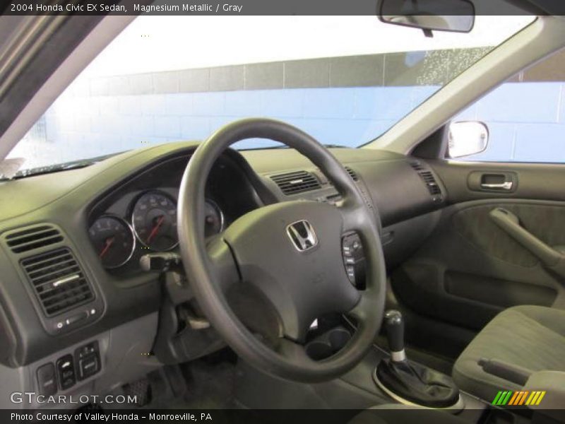Magnesium Metallic / Gray 2004 Honda Civic EX Sedan