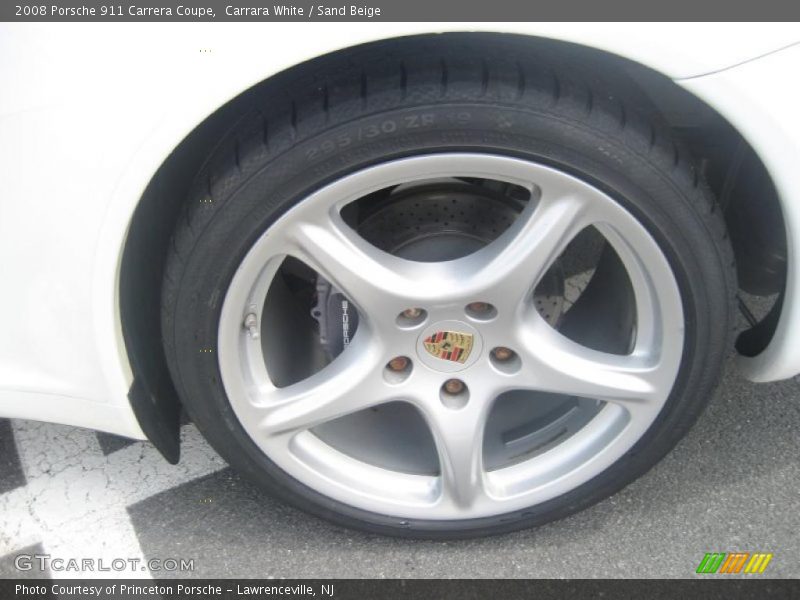 Carrara White / Sand Beige 2008 Porsche 911 Carrera Coupe