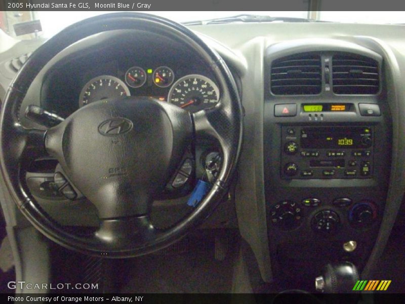 Moonlit Blue / Gray 2005 Hyundai Santa Fe GLS