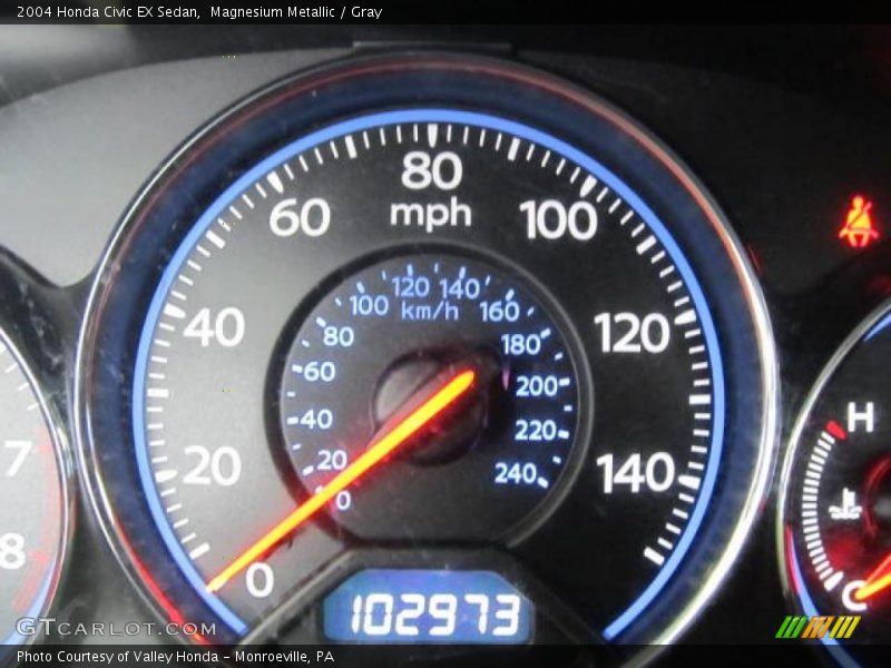 Magnesium Metallic / Gray 2004 Honda Civic EX Sedan
