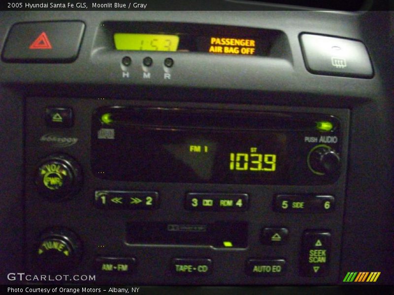 Moonlit Blue / Gray 2005 Hyundai Santa Fe GLS