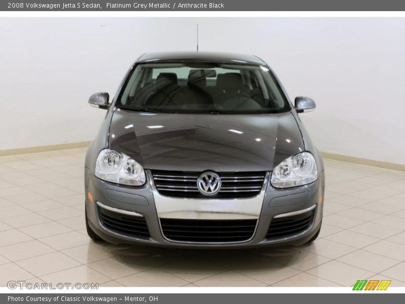 Platinum Grey Metallic / Anthracite Black 2008 Volkswagen Jetta S Sedan