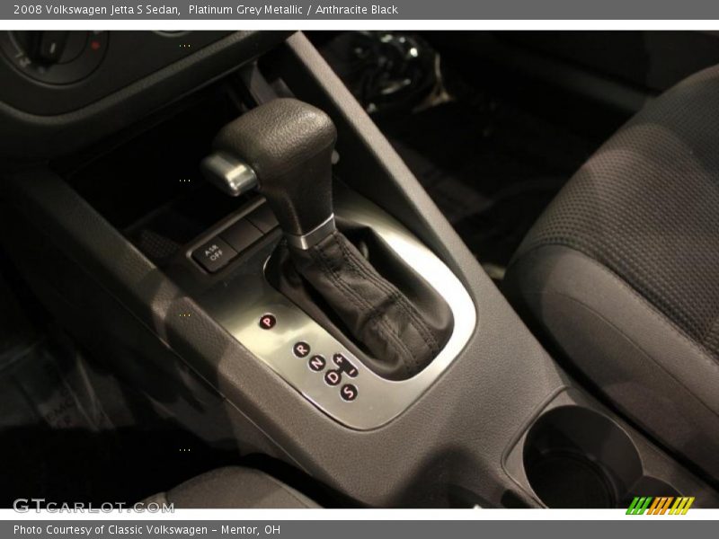 Platinum Grey Metallic / Anthracite Black 2008 Volkswagen Jetta S Sedan