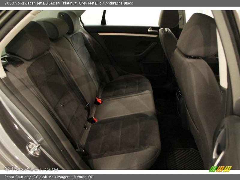 Platinum Grey Metallic / Anthracite Black 2008 Volkswagen Jetta S Sedan