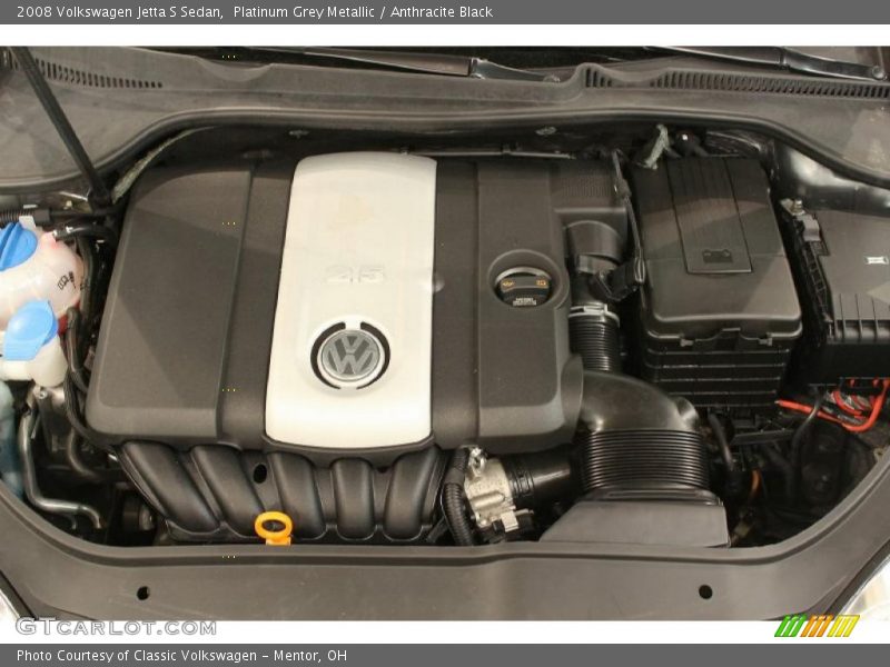 Platinum Grey Metallic / Anthracite Black 2008 Volkswagen Jetta S Sedan