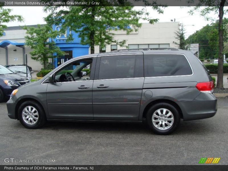 Nimbus Gray Metallic / Gray 2008 Honda Odyssey EX-L