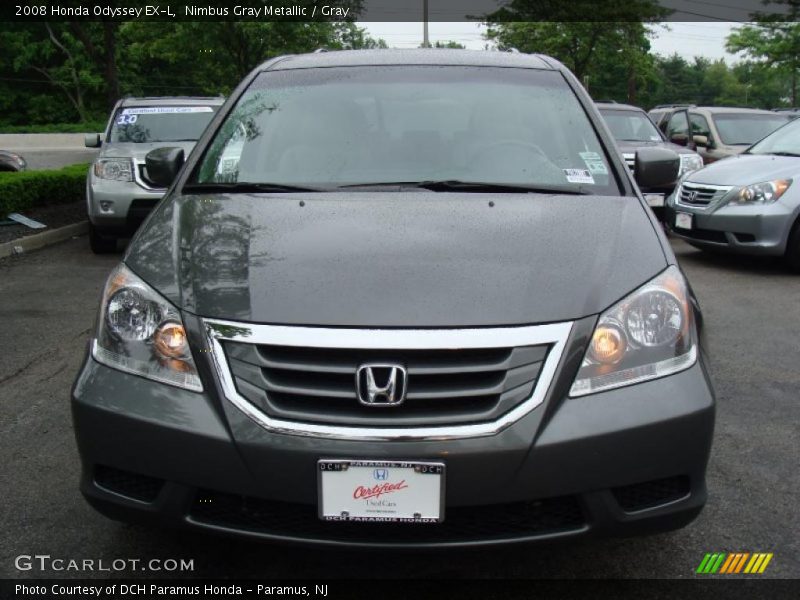 Nimbus Gray Metallic / Gray 2008 Honda Odyssey EX-L