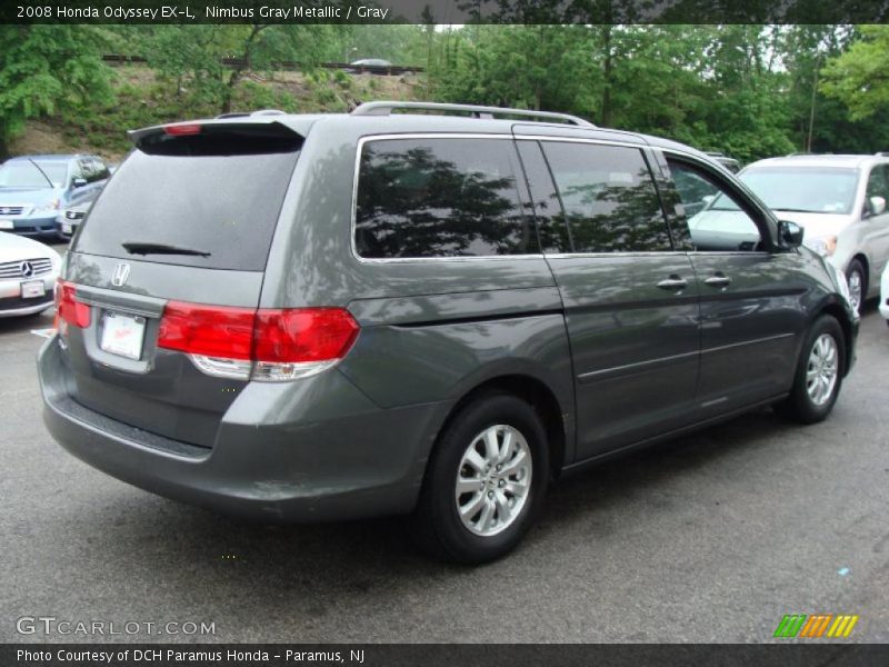 Nimbus Gray Metallic / Gray 2008 Honda Odyssey EX-L
