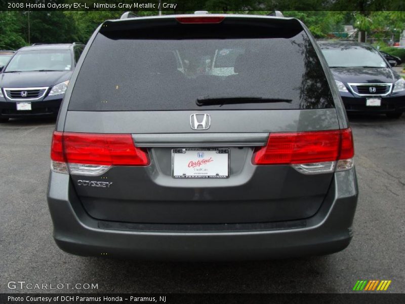 Nimbus Gray Metallic / Gray 2008 Honda Odyssey EX-L
