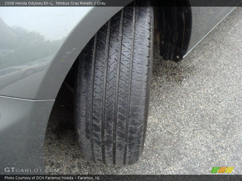 Nimbus Gray Metallic / Gray 2008 Honda Odyssey EX-L