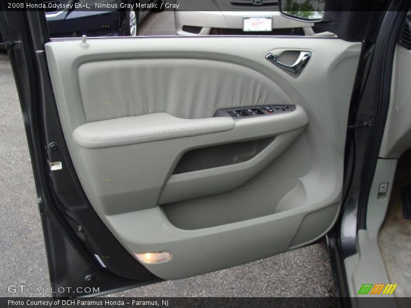 Nimbus Gray Metallic / Gray 2008 Honda Odyssey EX-L