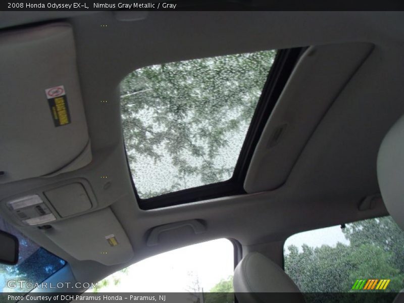 Nimbus Gray Metallic / Gray 2008 Honda Odyssey EX-L
