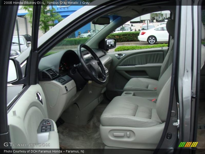 Nimbus Gray Metallic / Gray 2008 Honda Odyssey EX-L