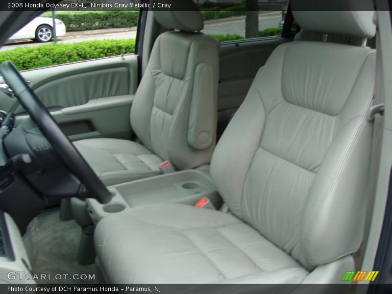Nimbus Gray Metallic / Gray 2008 Honda Odyssey EX-L