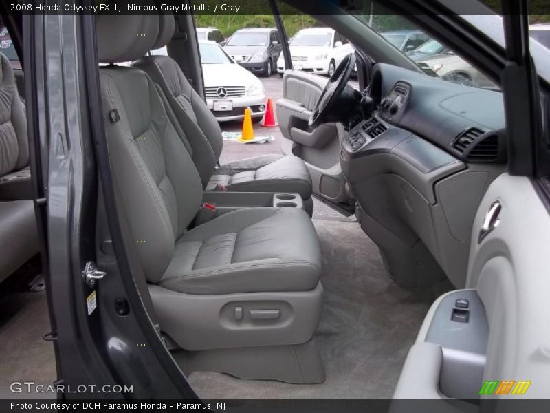 Nimbus Gray Metallic / Gray 2008 Honda Odyssey EX-L