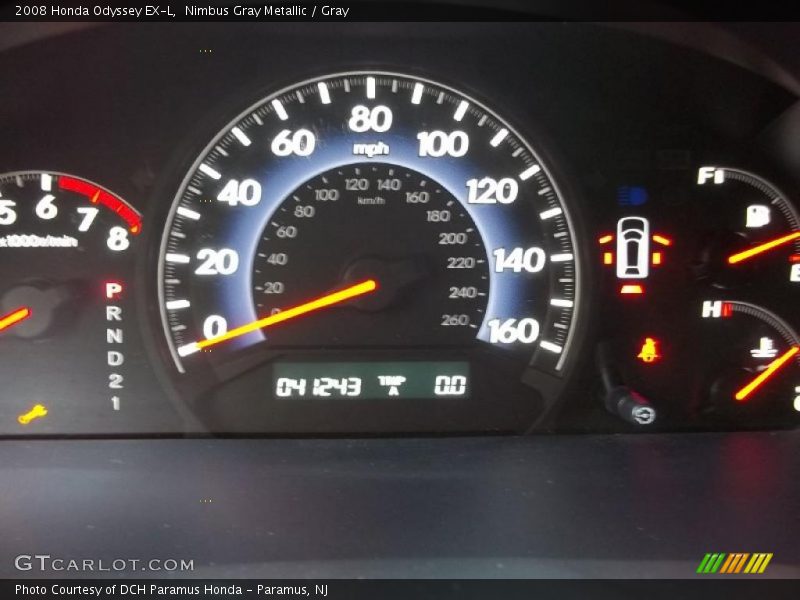 Nimbus Gray Metallic / Gray 2008 Honda Odyssey EX-L