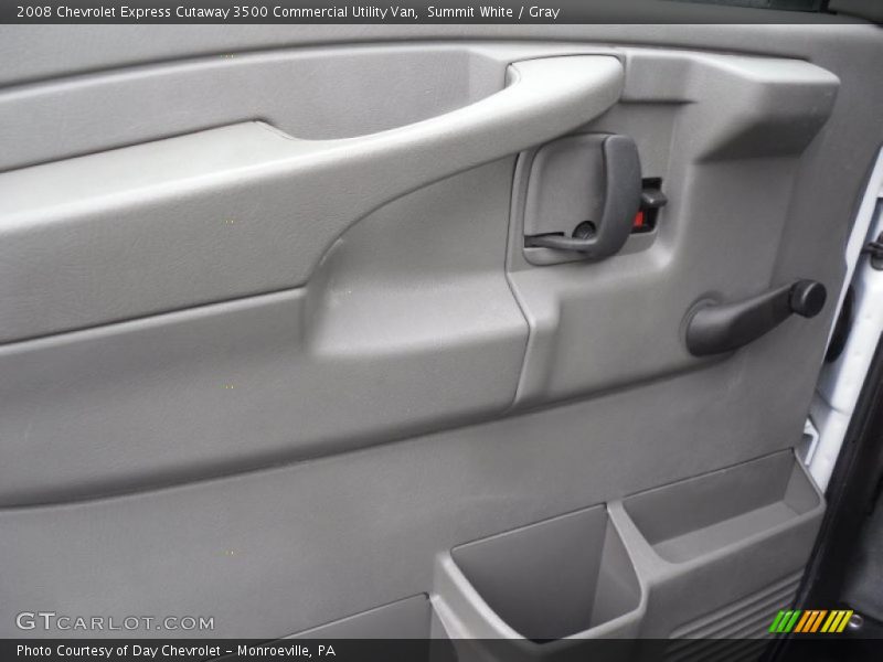 Summit White / Gray 2008 Chevrolet Express Cutaway 3500 Commercial Utility Van