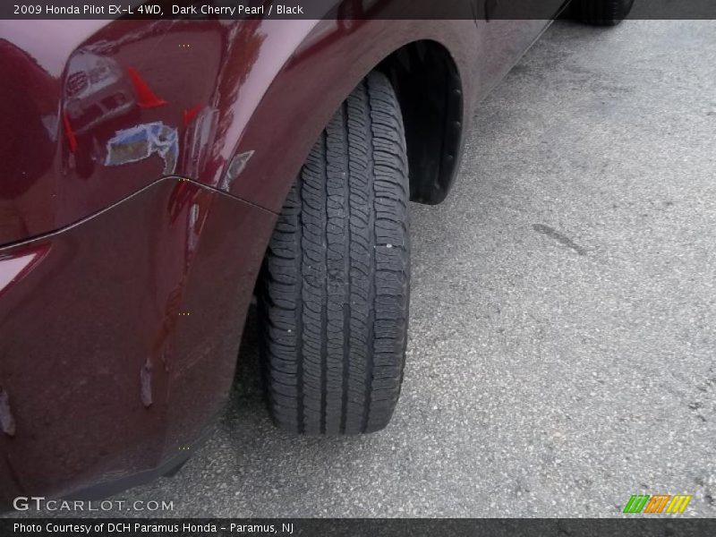 Dark Cherry Pearl / Black 2009 Honda Pilot EX-L 4WD