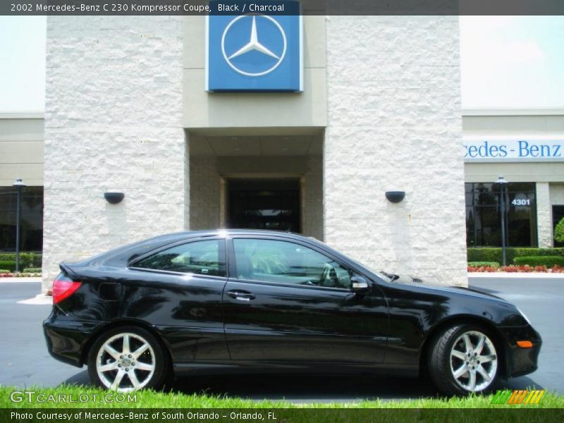 Black / Charcoal 2002 Mercedes-Benz C 230 Kompressor Coupe