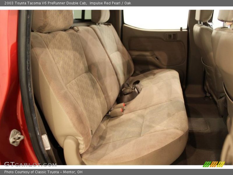 Impulse Red Pearl / Oak 2003 Toyota Tacoma V6 PreRunner Double Cab