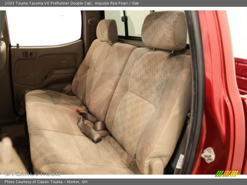 Impulse Red Pearl / Oak 2003 Toyota Tacoma V6 PreRunner Double Cab