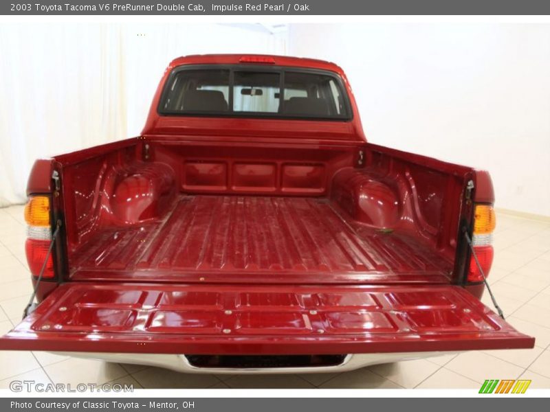 Impulse Red Pearl / Oak 2003 Toyota Tacoma V6 PreRunner Double Cab