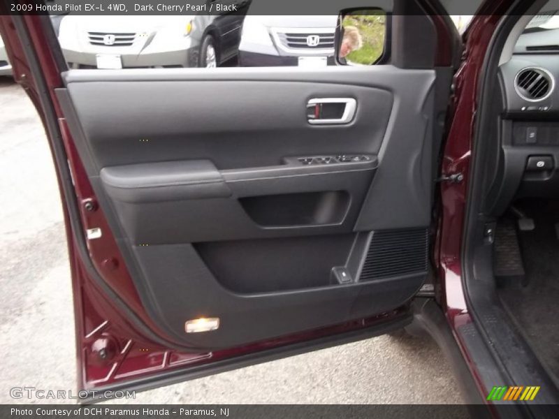 Dark Cherry Pearl / Black 2009 Honda Pilot EX-L 4WD