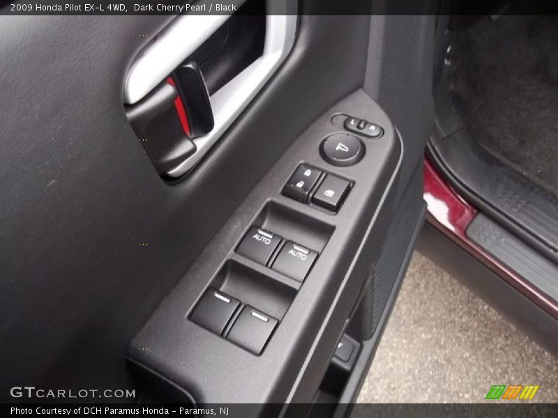 Dark Cherry Pearl / Black 2009 Honda Pilot EX-L 4WD