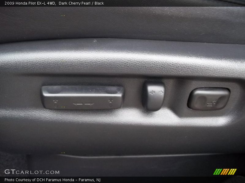 Dark Cherry Pearl / Black 2009 Honda Pilot EX-L 4WD