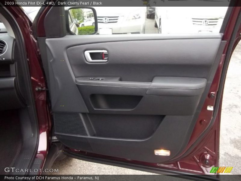 Dark Cherry Pearl / Black 2009 Honda Pilot EX-L 4WD