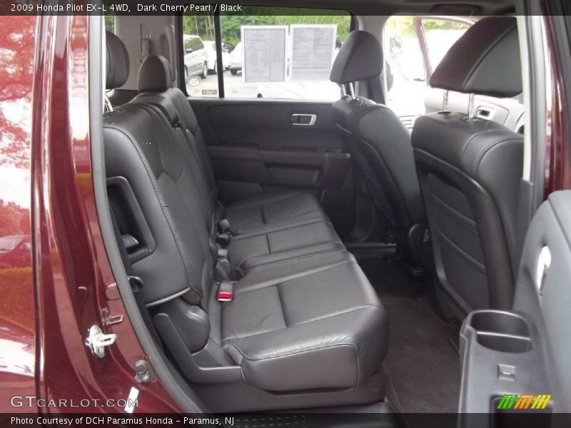 Dark Cherry Pearl / Black 2009 Honda Pilot EX-L 4WD
