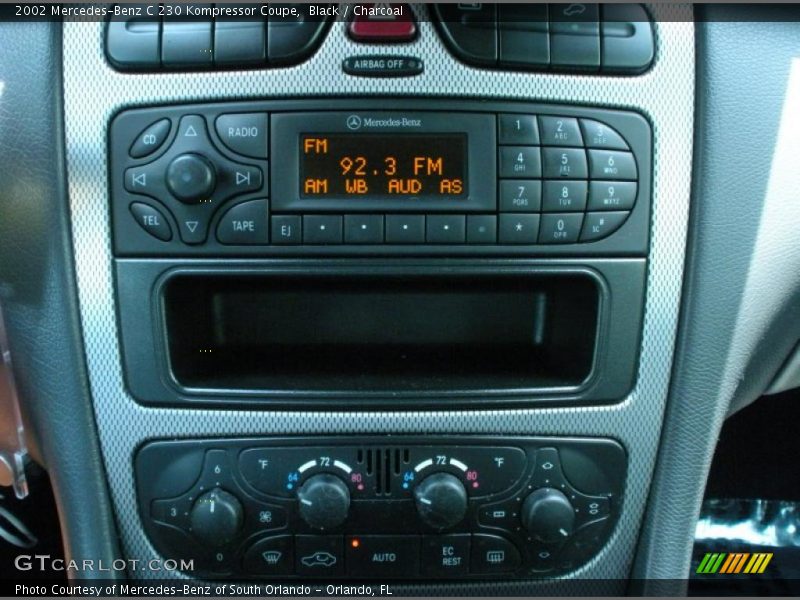 Controls of 2002 C 230 Kompressor Coupe
