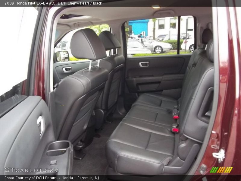 Dark Cherry Pearl / Black 2009 Honda Pilot EX-L 4WD