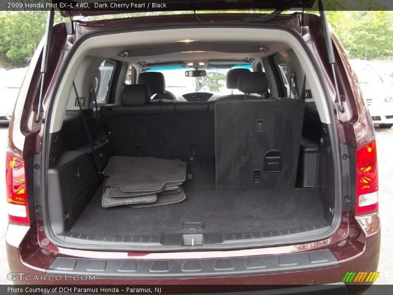 Dark Cherry Pearl / Black 2009 Honda Pilot EX-L 4WD