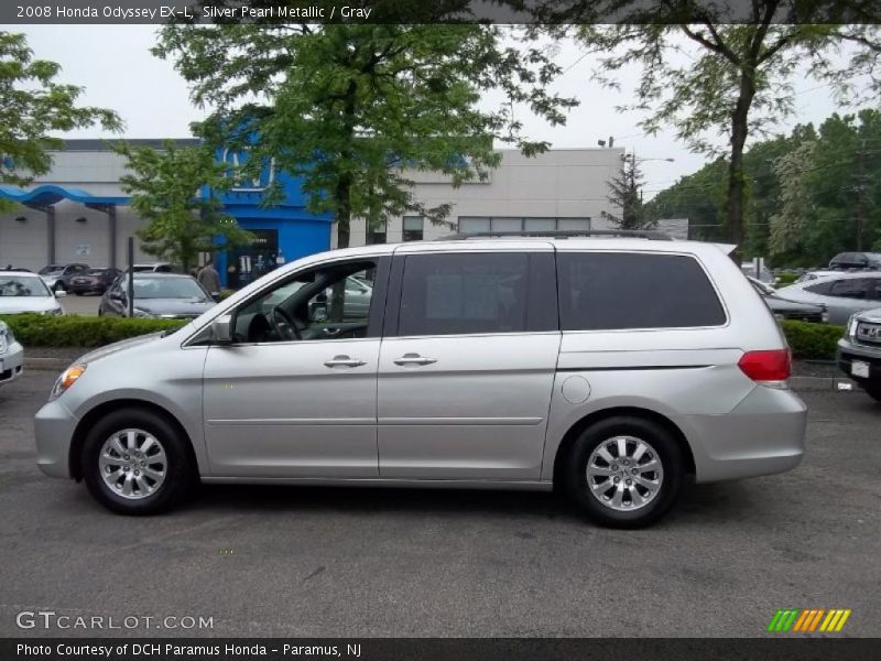Silver Pearl Metallic / Gray 2008 Honda Odyssey EX-L