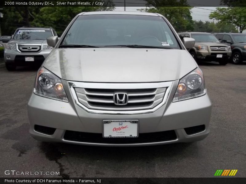 Silver Pearl Metallic / Gray 2008 Honda Odyssey EX-L