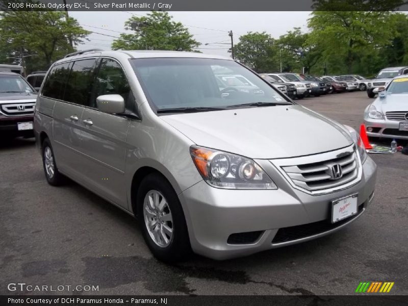 Silver Pearl Metallic / Gray 2008 Honda Odyssey EX-L