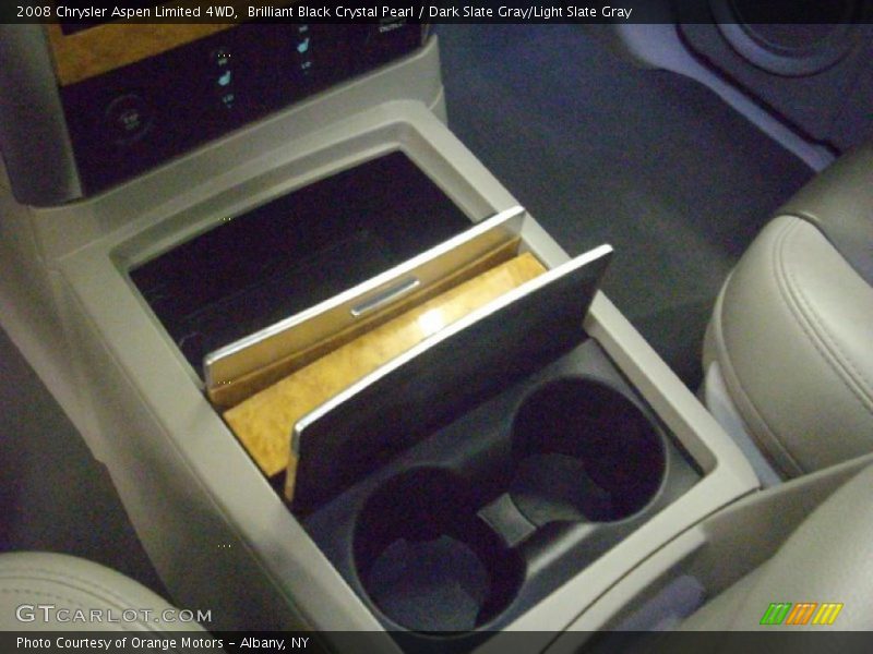 Brilliant Black Crystal Pearl / Dark Slate Gray/Light Slate Gray 2008 Chrysler Aspen Limited 4WD