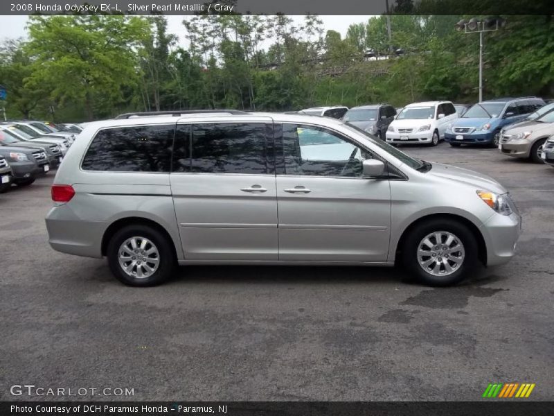 Silver Pearl Metallic / Gray 2008 Honda Odyssey EX-L