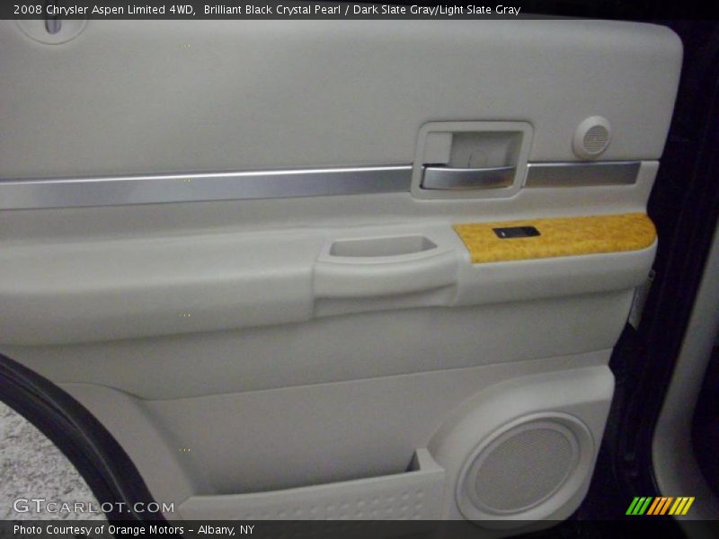 Brilliant Black Crystal Pearl / Dark Slate Gray/Light Slate Gray 2008 Chrysler Aspen Limited 4WD