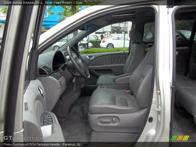 Silver Pearl Metallic / Gray 2008 Honda Odyssey EX-L