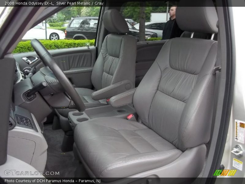 Silver Pearl Metallic / Gray 2008 Honda Odyssey EX-L