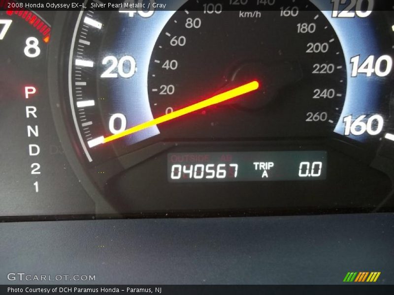 Silver Pearl Metallic / Gray 2008 Honda Odyssey EX-L