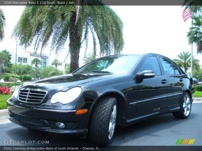 Black / Ash 2006 Mercedes-Benz C 230 Sport